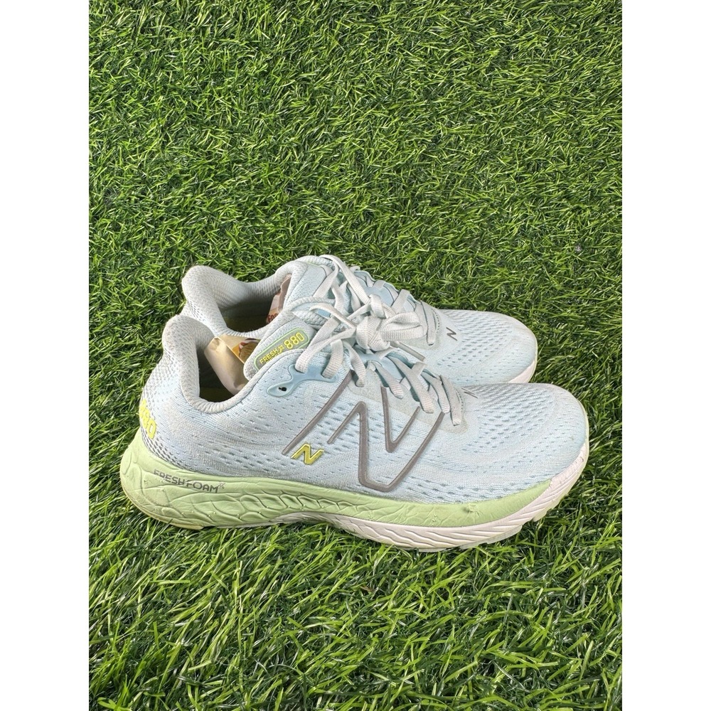 New Balance Fresh Foam x 880v13 Blue Green Aura Womens Running Shoes 7.5 W880B13